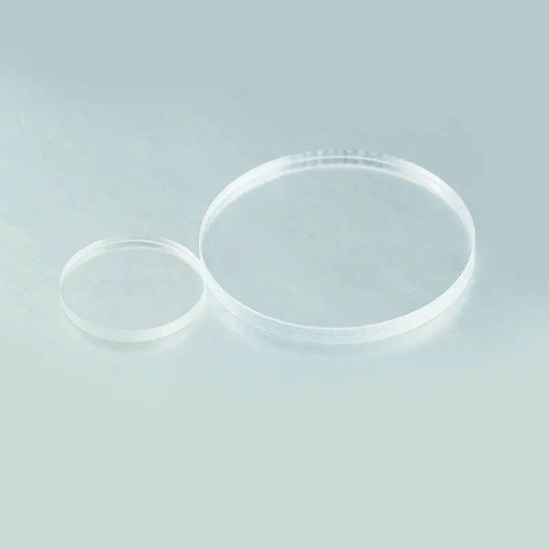 N-BK7 yuvarlak pencere görünür ve kısa dalga kızılötesi optik N-BK7 pencere optik cam optik Lens üreticileri küresel PG101-