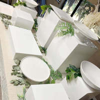 AURORA pour présentoirs en acrylique, couleur personnalisée pour une installation facile, cubes emboîtables personnalisés pour buffet, présentation de pâtisseries, mariage, fête