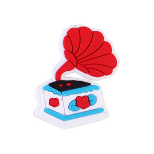 Breloques de chaussures en PVC personnalisées avec logo et couleur sur mesure, design musical, accessoires en <span class=keywords><strong>plastique</strong></span> pour sabots, décoration supérieure souple – Vente en gros 2024 - Product Image 6