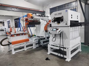 Acciaio mandrino automatico livello di Decoiler <span class=keywords><strong>Cum</strong></span> Servo Roll Feeder sistema Servo alimentatore con Decoiler R con linea di produzione Decoiler - Product Image 5