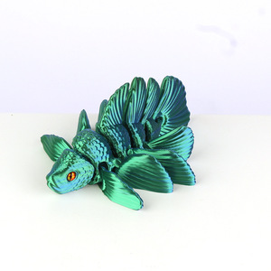 Nouveau jouet guppy imprimé en 3D 2025 avec articulations mobiles, modèle animal, statue de poisson rouge, cadeau décoratif créatif - Product Image 4