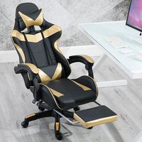 Chaise de bureau gamer de haute qualité à prix abordable avec repose-pieds