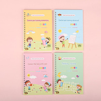 Cahier d'écriture réutilisable à spirale avec couverture personnalisée pour impression numérique, idéal pour les enfants et la pratique de l'écriture