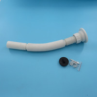 Connecteur de tuyau de vidange universel, siphon flexible, vidange, pour évier de cuisine et lavabo