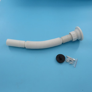 Connecteur de tuyau de vidange universel, <span class=keywords><strong>siphon</strong></span> <span class=keywords><strong>flexible</strong></span>, vidange, pour évier de cuisine et lavabo - Product Image 3