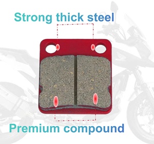 Pastillas de freno para motocicleta <span class=keywords><strong>HONDA</strong></span> XADV 750 Integra DC Goldwing GL1800 FJS 600 Silverwing NC700 CTX CRF1000 VFR <span class=keywords><strong>1200</strong></span> F <span class=keywords><strong>Crosstourer</strong></span> - Product Image 4