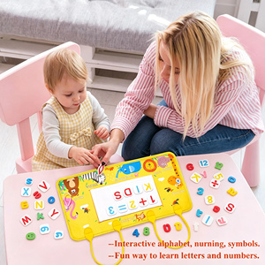 Nouveauté : Tableau d'activités en <span class=keywords><strong>feutre</strong></span> pliable en forme d'éléphant pour bébés garçons et filles de <span class=keywords><strong>1</strong></span> à 4 ans - Product Image 6