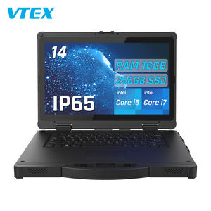 Portátiles táctiles completamente resistentes de 14 pulgadas <span class=keywords><strong>I5</strong></span> Ip65 GPS 6300mAh grado industrial a prueba de polvo impermeable soporte guante táctil LTE 4G 14 ''<span class=keywords><strong>I5</strong></span> - Product Image 1