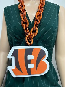 قلادات بشعارات فرق دوري كرة القدم الأمريكية (NFL) بالجملة، 32 فريقًا، قلادات هيب هوب ثلاثية الأبعاد من الفوم EVA، مجوهرات عصرية - Product Image 5