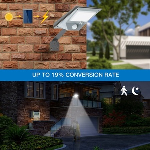 Đèn <span class=keywords><strong>LED</strong></span> Chiếu Sáng Mới 2021, Đèn Tường Ngoài Trời Năng Lượng Mặt Trời Cảm Biến Chuyển Động PIR - Product Image 4