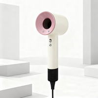 Sèche-cheveux de voyage électrique ionique 3 vitesses 1500W haute performance avec concentrateur, moteur sans balais, multi-tension pour l'extérieur - Modèle 2025