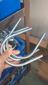 Din3570 <span class=keywords><strong>U</strong></span>-Type boulon <span class=keywords><strong>de</strong></span> <span class=keywords><strong>fixation</strong></span> en acier inoxydable <span class=keywords><strong>U</strong></span>-Bolt pinces en acier au carbone B7 rondelles plaque <span class=keywords><strong>U</strong></span> vis plaine prix concurrentiel - Product Image 6