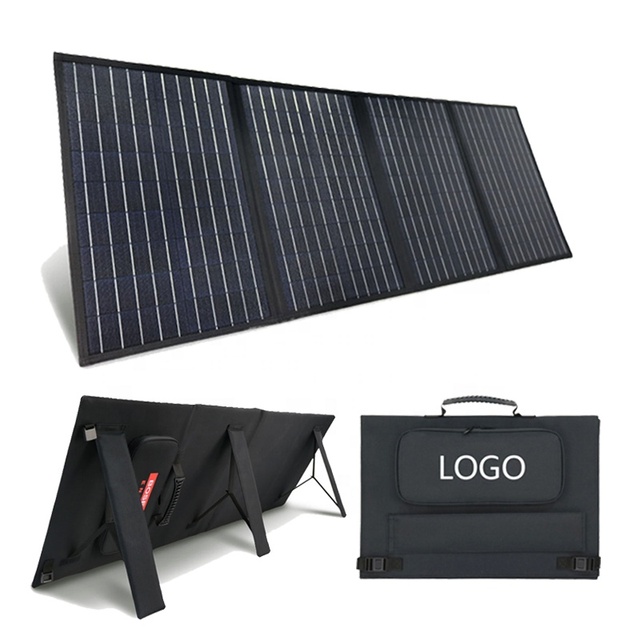 120w Monocrystalline Portable Foldable Solar Panels for Outdoor Camping