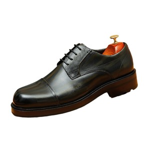 Zapatos Casuales Cuadrados de Diseño Original para Hombre, Mocasines Oxford con Cordones, Parte Superior de Cuero, Ligeros, Transpirables, Antideslizantes, para Exteriores - Product Image 2