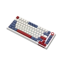 Clavier mécanique sans fil USB Type-C personnalisé à 81 touches, clavier de jeu compact 75% RGB à commutation à chaud, programmable, avec écran intelligent