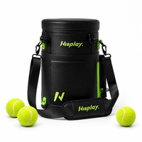 Machine à balles de tennis automatique Nisplay L1 avec télécommande via application, rotation réglable, portable, capacité de 60 balles, pour entraînements en intérieur et en extérieur
