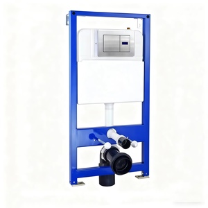 <span class=keywords><strong>Cisterna</strong></span> Oculta Inteligente con Sensor, de HDPE Resistente, Moderna, Cuadrada, para Baño Exterior, Montada en la Pared - Product Image 2