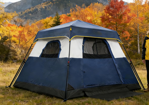 Tente de <span class=keywords><strong>camping</strong></span> OEM à montage rapide pour 3-4 personnes - Tente imperméable avec 4 fenêtres en maille et flux d'air amélioré pour la randonnée et le <span class=keywords><strong>camping</strong></span> - Product Image 6