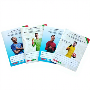 Cahier d'exercices personnalisé pour étudiants, reliure à cheval, cahier d'exercices étoile de football, cahier d'exercices pour l'école - Product Image 2