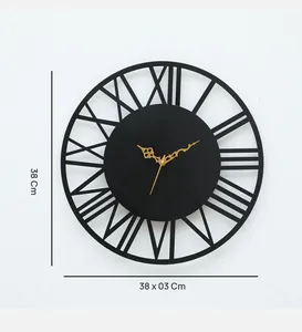 Reloj de pared de diseño de metal duradero de alta calidad con acabado elegante para la decoración del hogar y la Oficina para un cronometraje y estilo precisos - Product Image 6