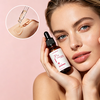Sérum Visage Naturel à la Niacinamide 5%/10% Apaisant Réparateur Contrôle du Sébum Unifie le Teint Essence Liquide Faciale