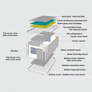 <span class=keywords><strong>Casa</strong></span> Container di Lusso Nera da 20 Piedi Staccabile, Mini <span class=keywords><strong>Casa</strong></span> Mobile, Dormitorio, <span class=keywords><strong>Casa</strong></span> Prefabbricata Portatile - Product Image 5
