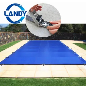 Capa de piscina de pvc durável de inverno, com material de tarpaulina à prova d'água