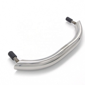 Xiamen sol Marina fabricante inoxidable pulido pesado Oval barco Marina ASA carril de <span class=keywords><strong>mano</strong></span> con brida de - Product Image 4