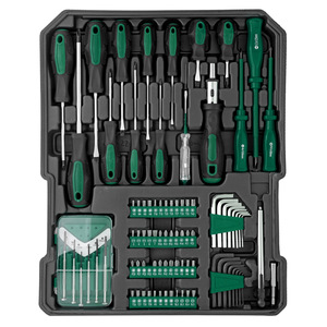799 pièces d'outils mécaniques avec coffret de rangement en aluminium sur roulettes - Product Image 5