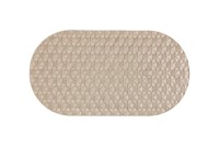 Tapis de Douche Antidérapant YIJU Ovale 26*14 en PVC Écologique et Antibactérien avec Ventouses pour Salle de Bain, Baignoire et Usage Domestique