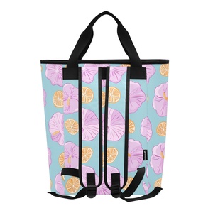 Custom logo Hawaiian Puakenikeni Flower Waterproof Insulated Lunch Bag Large Capacity Travel <b>Cooler</b> Beach <b>Backpack</b> - Product Image 2