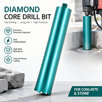Foret diamanté JIUYAN 4,64-5,1 pouces pour béton armé, pierre, maçonnerie, bord dentelé, perçage humide et sec