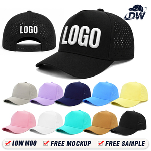Gorra de Béisbol de 5 Paneles Perforada con Corte Láser, Impermeable, Estilo Urbano, Venta al Por Mayor - Product Image 1
