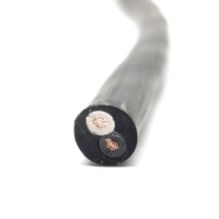 Cable reticulado de Bajo humo aislado libre de halógenos flexible de 300/500 V de 1/2"