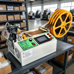 Nouvelle machine de découpe de sangles informatisée à chaud/froid, moteur haute vitesse, longue durée de vie pour sacs à dos et bandoulières - Product Image 1