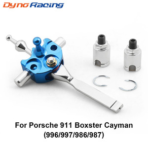 Pomo de Palanca de Cambios de Aluminio Recubierto de Cuero para Autos Porsche 911 996 997 986 987 - Product Image 4