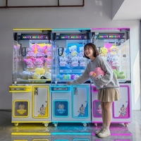 Machine à griffes Happy Moment personnalisée, jeu d'arcade à monnayeur pour lieux de divertissement