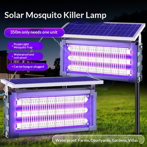 Lampe <span class=keywords><strong>Solaire</strong></span> Anti-Moustiques LED 4W pour Usage Domestique et Extérieur, Jardin/Cour, Contrôle des Nuisibles, Étanche, Répulsif Anti-Mouches - Product Image 2