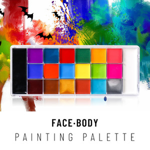 Kit de Pintura Facial Profesional de 20 Colores <span class=keywords><strong>para</strong></span> <span class=keywords><strong>Niñas</strong></span> Rebellidas, Paleta de Pintura Corporal - Product Image 1