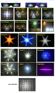 Lunettes de diffraction 3D personnalisées pour fête Spectacle de lumière Usine Feux d'artifice <span class=keywords><strong>en</strong></span> papier Coeurs <span class=keywords><strong>Arc</strong></span>-<span class=keywords><strong>en</strong></span>-<span class=keywords><strong>ciel</strong></span> Carton VR Matériel Lunettes de diffraction - Product Image 6