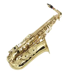 Venda quente Instrumento Musical Profissional Latão Corpo Saxofone Alto Oem