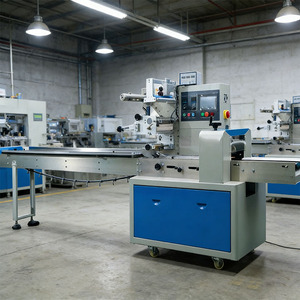 Confezionatrice Orizzontale a Cuscino con Sistema Servo per Confezionamento di Precisione di Caramelle/Bonbon, Salviette Umidificate/Fazzoletti - Controllata da PLC - Product Image 1