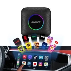 New Arrival Carlink Tbox Ambient Qcm6225 8-Core Car Play Ai Box Carlinkit 8G 128Gb Android 13 Netflix Youtube Auto Carplay