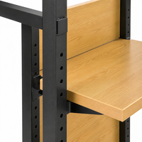 Étagère de présentation métallique légère GU JIU pour supermarchés, magasins de détail, personnalisation, installation rapide