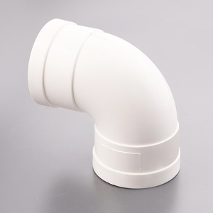 Fábrica de alta calidad precio barato Pvc plástico fontanería DWV 90 grados <span class=keywords><strong>codo</strong></span> tuberías y accesorios drenaje de agua - Product Image 3