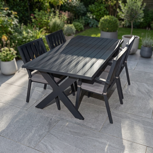 Juego de Muebles de Exterior de Tela de Lujo con Sillón Profundo y Mesa de Jardín para Sala de Estar, Villa o Comedor - Product Image 3