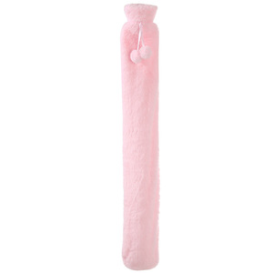 Bouillotte longue rose en peluche, cache-oreilles thermiques, coussin chauffant pour le ventre, pour femmes et étudiantes - Product Image 5