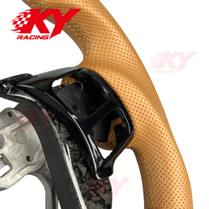Custom Leather Carbon Fiber Steering <b>Wheel</b> for Lexus IS200T IS250 IS300 IS350 IS500 RC200T RC300 RC350 F Sport Car Accessories - Product Image 3