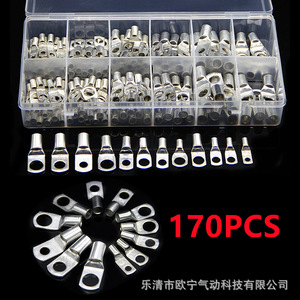 Sc 170Pcs Crimp <b>Terminal</b> Copper Lugs 10-60 Awg European Style 546 Size Model Sc16-6 - Product Image 3