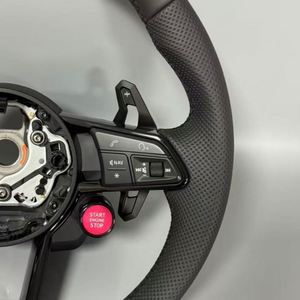 Volant en cuir en gros pour Audi TT R8 MK3 TTRS TTS <span class=keywords><strong>MK2</strong></span> S3 <span class=keywords><strong>S4</strong></span> S5 S6 S7 RS3 RS4 RS5 RS6 RS7 A3 A5 A6 - Product Image 3
